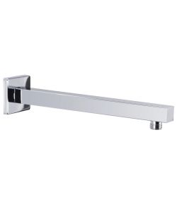 Braccio di Supporto Doccia Quadrato Acciaio 201 Argento 30 cm