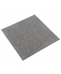 Quadrotte di Moquette 20 pz 5 mq 50x50 cm Grigie