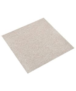 Quadrotte di Moquette 20 pz 5 mq 50x50 cm Beige Chiaro