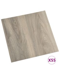 Listoni per Pavimenti Autoadesivi 55 pz in PVC 5,11 mq Talpa 324649