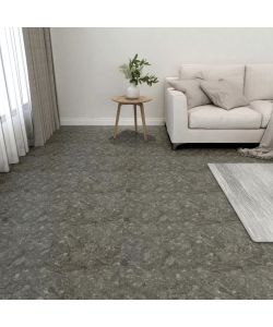 Listoni per Pavimenti Autoadesivi 55 pz in PVC 5,11 mq Grigi 324655