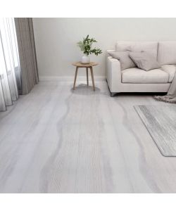 Listoni Pavimenti Autoadesivi 55 pz in PVC 5,11mq Grigio Chiaro 324657