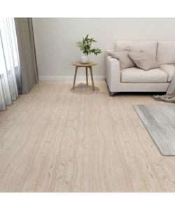 Listoni Pavimenti Autoadesivi 55 pz PVC 5,11 mq Marrone Chiaro 324660
