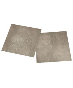 Listoni per Pavimenti Autoadesivi 55 pz in PVC 5,11 mq Grigi 324668