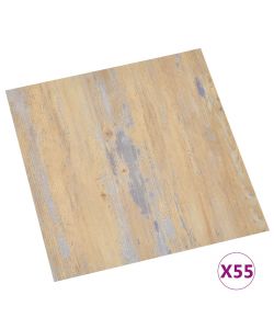 Listoni per Pavimenti Autoadesivi 55 pz in PVC 5,11 mq Marroni 324669