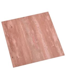 Listoni per Pavimenti Autoadesivi 55 pz in PVC 5,11 mq Rossi