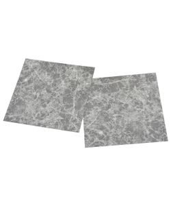 Listoni Pavimenti Autoadesivi 55 pz PVC 5,11 mq Grigio Cemento 324673