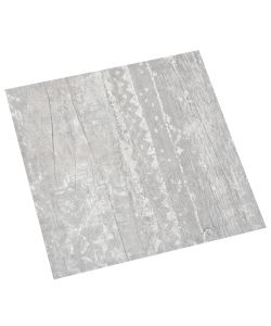Listoni per Pavimenti Autoadesivi 55 pz in PVC 5,11 mq Grigi 324675