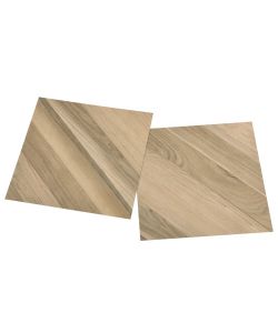 Listoni Pavimenti Autoadesivi 55 pz PVC 5,11 mq Marroni Rigati