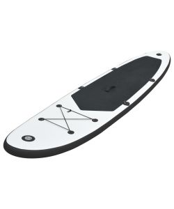 Set Tavola Gonfiabile da SUP Nero e Bianco