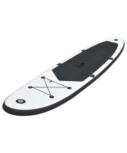 Set Tavola Gonfiabile da SUP Nero e Bianco