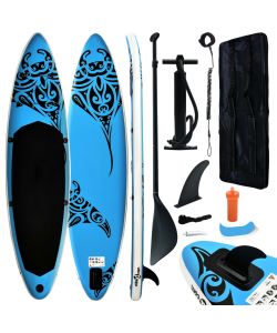 Set Tavola Gonfiabile da SUP 366x76x15 cm Blu