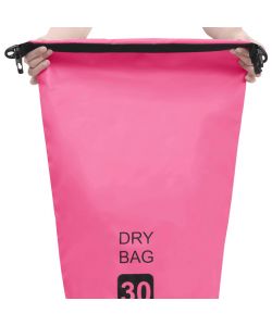 Borsa Impermeabile Rosa 30 L in PVC