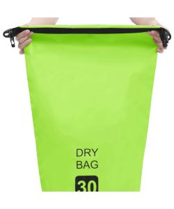 Borsa Impermeabile Verde 30 L in PVC