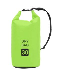 Borsa Impermeabile Verde 30 L in PVC