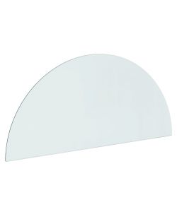Lastra in Vetro per Caminetto Semicircolare 1200x500 mm 324113
