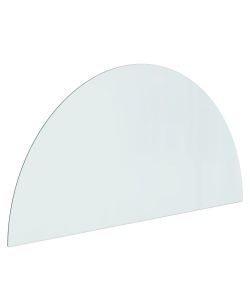Lastra in Vetro per Caminetto Semicircolare 1200x600 mm 324114