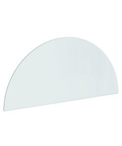 Lastra in Vetro per Caminetto Semicircolare 1200x500 mm 324119