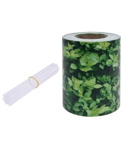 Recinzione Frangivento da Giardino PVC 35x0,19 m Verde