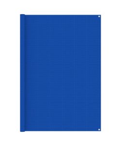 Tappeto da Tenda 200x200 cm Blu in HDPE
