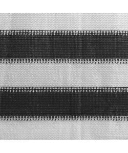 Tappeto da Tenda 250x400 cm Antracite e Bianco