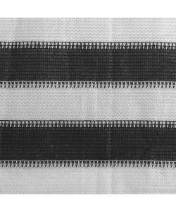 Tappeto da Tenda 300x600 cm Antracite e Bianco
