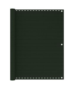vidaXL - Schermo Frangivista per Balcone Verde Scuro 120x600 cm - Privacy e Comfort