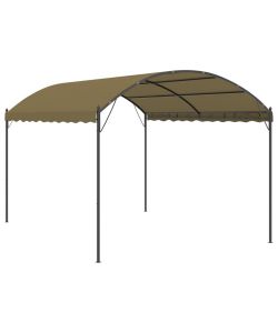 Gazebo 4x3x2,6 m Grigio Talpa 180 g/m�