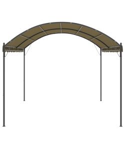 Gazebo 4x3x2,6 m Grigio Talpa 180 g/m²