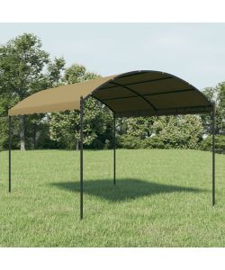 Gazebo 4x3x2,6 m Grigio Talpa 180 g/m²