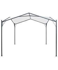 Gazebo da Giardino 3x3x2,6 m Bianco 180 g/m