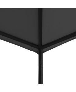 Gazebo da Giardino 4x4x3 m Antracite 180 g/m