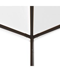 Gazebo da Giardino 3x3x2,9 m Bianco 180 g/m