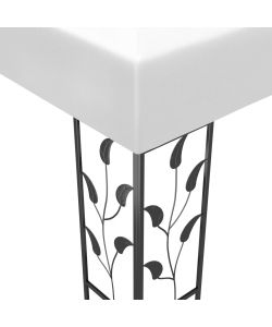 Gazebo 3x3 m Bianco 180 g/mq