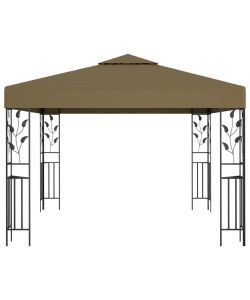 Gazebo 3x3 m Grigio Talpa 180 g/mq