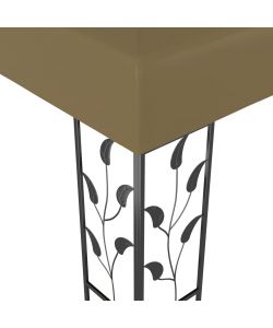 Gazebo 3x3 m Grigio Talpa 180 g/mq