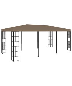 vidaXL Gazebo Elegante - Grigio Talpa - 6x3 m