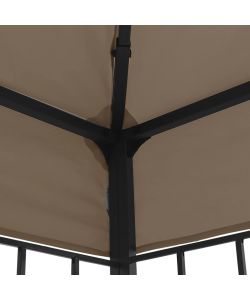 vidaXL Gazebo Elegante - Grigio Talpa - 6x3 m
