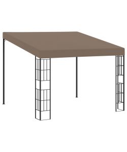 Gazebo a Parete 3x3 m Talpa in Tessuto