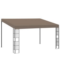 Gazebo a Parete 4x3 m Talpa in Tessuto