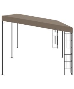 Gazebo a Parete 6x3 m Talpa in Tessuto