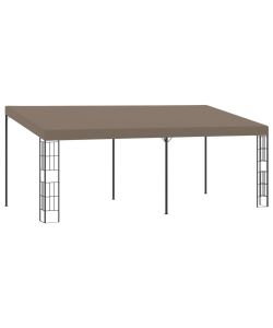 Gazebo a Parete 6x3 m Talpa in Tessuto