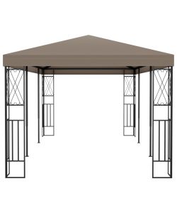 Gazebo 6x3 m Grigio Talpa in Tessuto