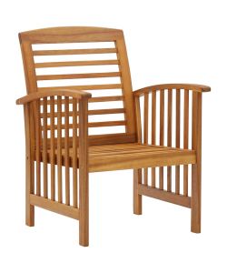 Sedie da Giardino 2 pz in Legno Massello d'Acacia  310256