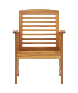 Sedie da Giardino 2 pz in Legno Massello d'Acacia  310256