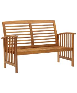 Panchina da Giardino 119 cm in Legno Massello d'Acacia 310259