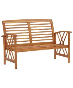 Panchina da Giardino 119 cm in Legno Massello d'Acacia 310269