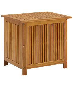 Contenitore da Giardino 60x50x58 cm in Legno Massello di Acacia