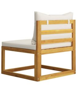 vidaXL Set Divani da Giardino - Bianco Crema - 2 pz