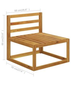vidaXL Set Divani da Giardino - Bianco Crema - 2 pz